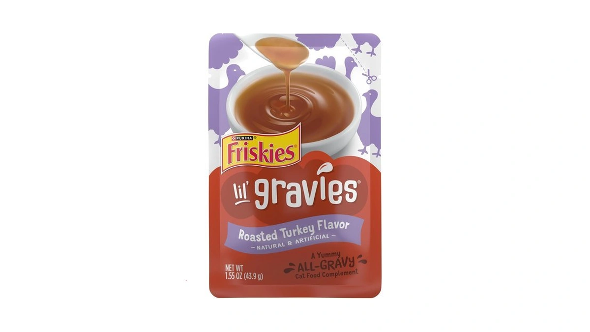 Purina Friskies Lil Gravies Cat Food Complement, (16) 1.55 Oz