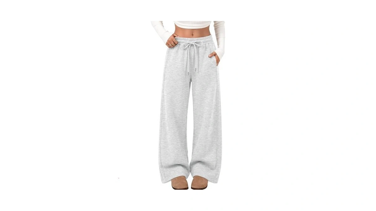 Wide Leg Sweatpants Women Loose Low Rise Casual Palazzo Pants