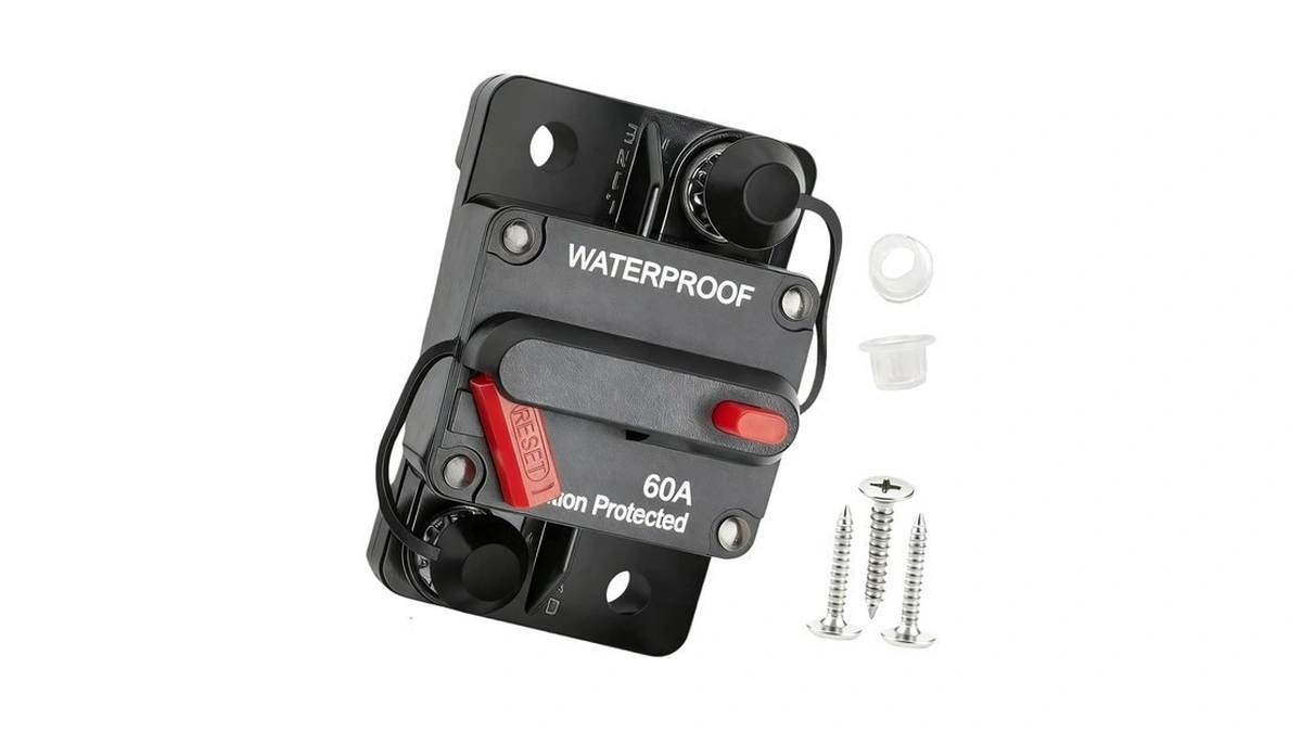 60a Dc Circuit Breaker 12v-48v Battery Disconnect Switch Manual Reset