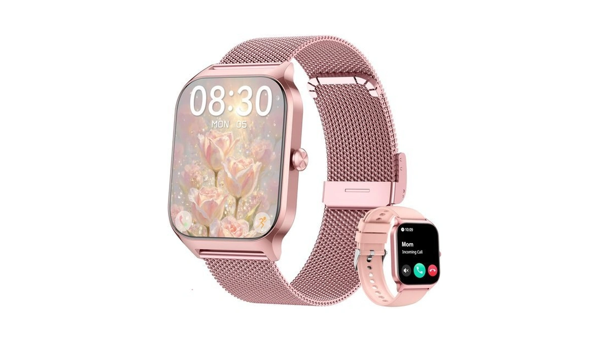 Smart Watch Women Men, 1.85" Lightweight Fitness Tracker Make/answer Call,