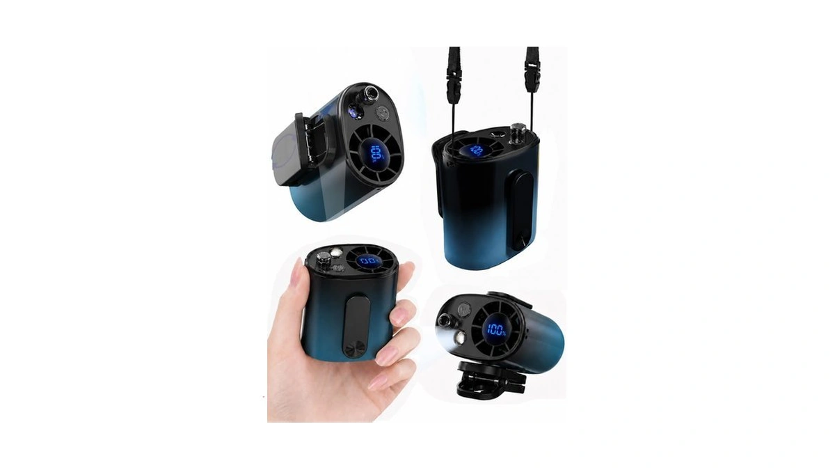 Portable Clip On Waist Fan Rechargeable,mini Body Shirt Fan With