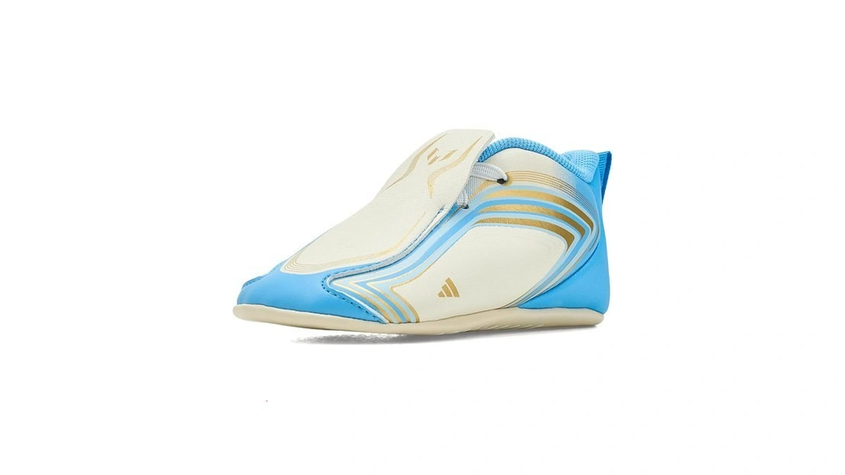 Adidas F50 Messi Crib (infant) Ivory/semi Blue Burst/icey Blue 5