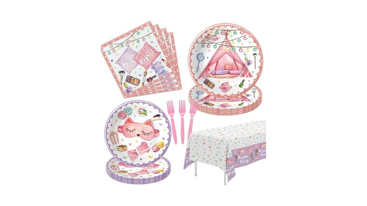 Hipvvild Sleepover Party Supplies For Girls - Pajama Party Decorations